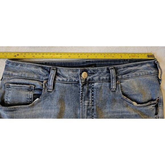 Silver Jeans Co Women's 34 x 31 Light Wash Avery Skinny Jeans High-Rise - Picture 8 of 13